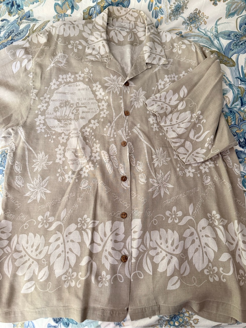 Tommy Bahama Hawaiian Short-Sleeve Button-Up Shirt